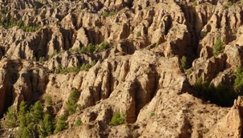 marchal 1 350x200 - Badlands of Marchal (piping) - Geoparque de Granada