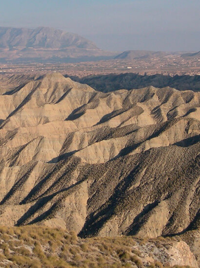 rambla moral 1 - Badlands of la Rambla del Moral (C. del Campo) - Geoparque de Granada