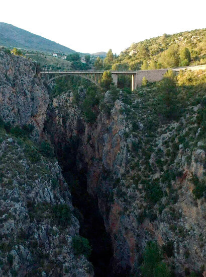 rio guardal - Guardal River valley - Geoparque de Granada