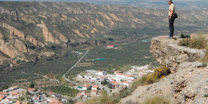 Gor gully (Gorafe) | Geoparque de Granada valle gor 1 800x400 - Gor gully (Gorafe) - Geoparque de Granada