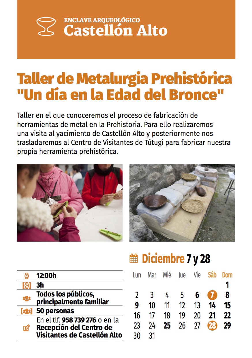 5de8fb34d9d59 - Taller de Metalurgia Prehistórica en Castellón Alto (Galera) - Geoparque de Granada