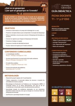 Ficha docente ESO 1 2 250x353 - Teaching Guide to the Granada Geopark - Geoparque de Granada