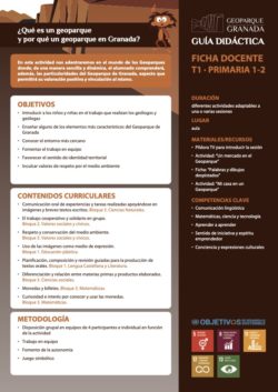 Ficha docente PRIMARIA 1 2 250x353 - Guía didáctica del Geoparque de Granada - Geoparque de Granada