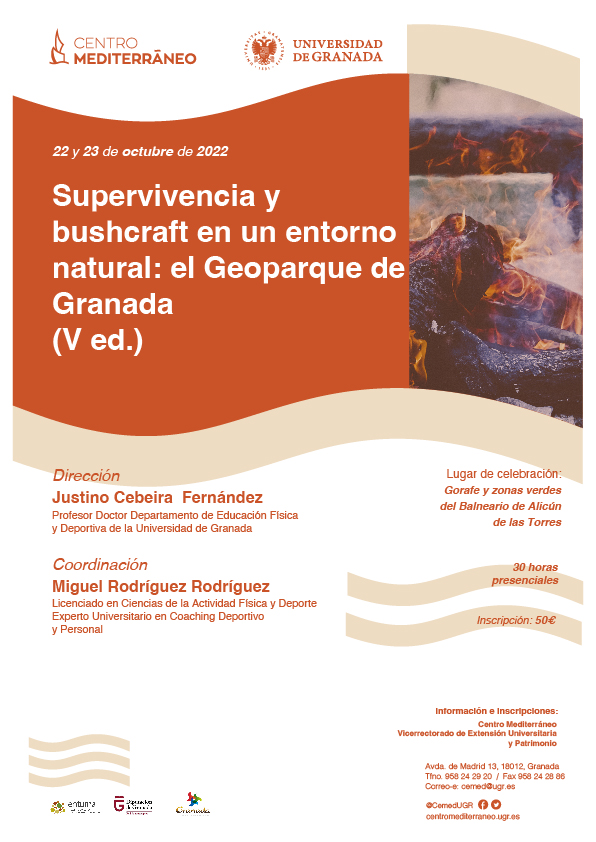 596x842xCURSO CEMED SUPERVIVENCIA GEOPARQUE.jpg.pagespeed.ic .L8O2guS1yV - SUPERVIVENCIA Y BUSHCRAFT EN UN ENTORNO NATURAL: EL GEOPARQUE DE GRANADA (V ED.) - Geoparque de Granada