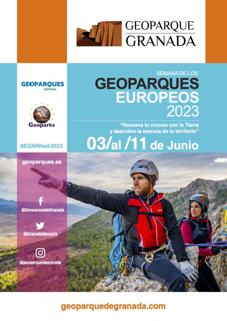 PORTADA PROGRAMA VII Semana GEOPARQUES Europeos 2023 750x1060 - VII Semana de Geoparques Europeos - Geoparque de Granada
