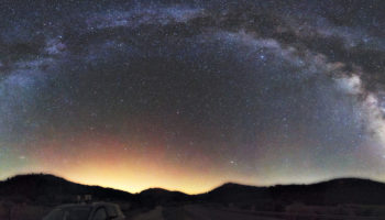 Via Lactea Puebla de Don Fadrique Maximo Bustamente 350x200 - Eleven percent of the sky in the Granada Geopark enjoys exceptional conditions that are difficult to find elsewhere on the Iberian Peninsula for practicing ASTROTURISM - Geoparque de Granada