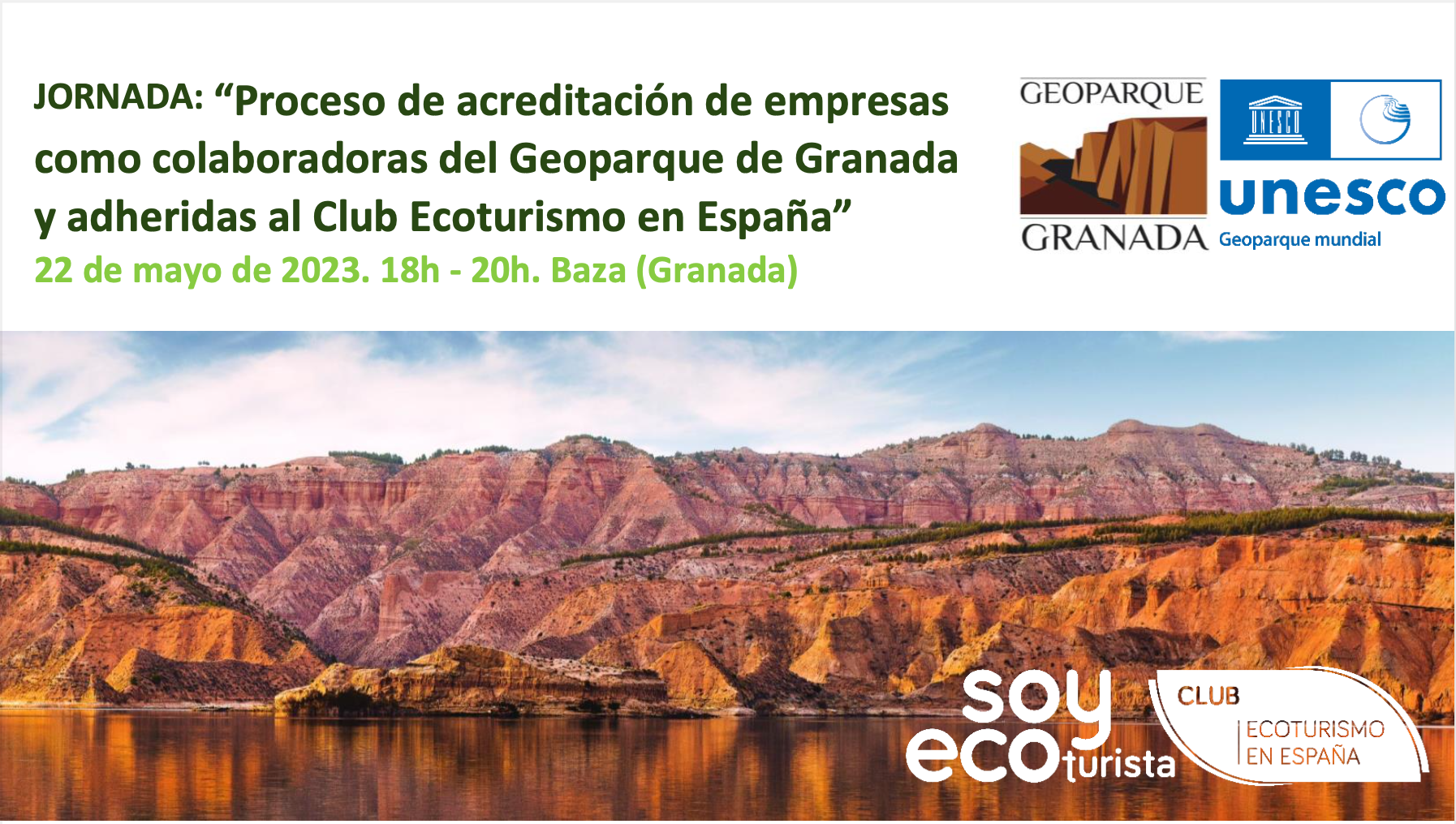 portada adhesion - Nuevo proceso de acreditación de empresas turísticas como "Colaboradoras del Geoparque de Granada" y su adhesión al Club de Ecoturismo en España. - Geoparque de Granada