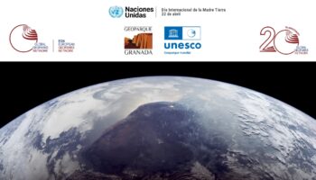 MADRE TIERRA 2024 FALDON 350x200 - Declaración de la UNESCO de Geoparques Mundiales para la Protección, Puesta en valor y promoción del patrimonio paleontológico. - Geoparque de Granada