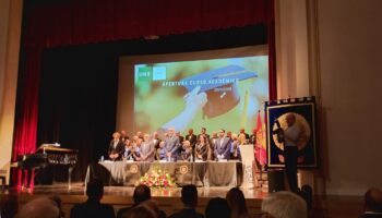 apertura curso Uned 25 26 6 350x200 - El Geoparque de Granada, protagonista en la ceremonia de apertura del curso 2025/2026 de la UNED Baza - Geoparque de Granada