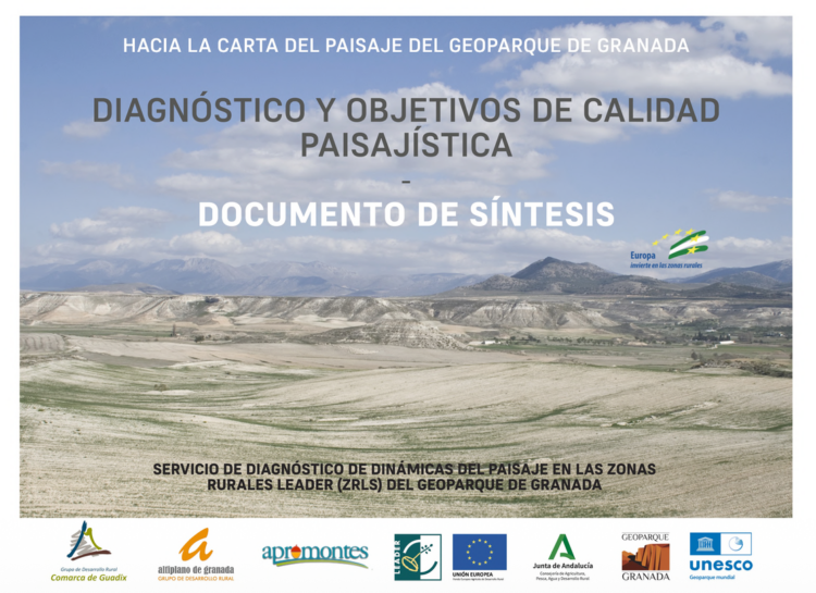 portada DOCUMENTO DE SÍNTESIS 750x545 - Carta del Paisaje del Geoparque de Granada - Geoparque de Granada