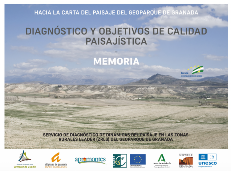portada MEMORIA 750x556 - Carta del Paisaje del Geoparque de Granada - Geoparque de Granada