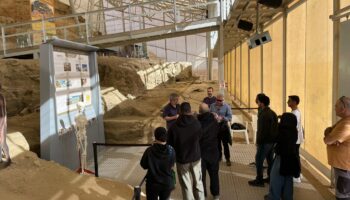 visita delegación Arabia Saudí 7 350x200 - Una delegación técnica de Arabia Saudí, en coordinación con la UICN, estudia el modelo de ecoturismo del Geoparque de Granada - Geoparque de Granada